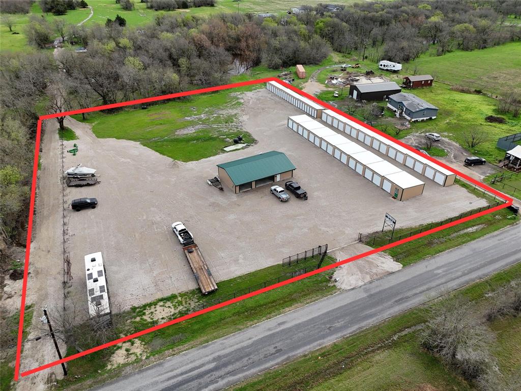 Great Investment Opportunity! Newly constructed self-storage facility built in 2026, offering a turnkey, income-producing asset ready for immediate lease-up. This one-story, 7,500 SF property features 69 storage units plus an on-site office (3 storage unit buildings, 1 barn), designed for operational efficiency and tenant convenience.
Constructed with a durable slab foundation, metal walls, and a metal roof for low maintenance and long-term performance. The property is equipped with an exterior security camera system, which can convey with the sale, providing added value and peace of mind.
Strategically located just off Highway 276 near Southern Junction, the property offers excellent accessibility and visibility. Positioned approximately 17 minutes from H-E-B in Rockwall and only 13 minutes from Interstate 30, this location is ideal for capturing demand from surrounding residential and commercial growth. Agent must be present for showings. 
Don’t miss the opportunity to own a brand-new, move-in-ready storage facility in a rapidly expanding area.