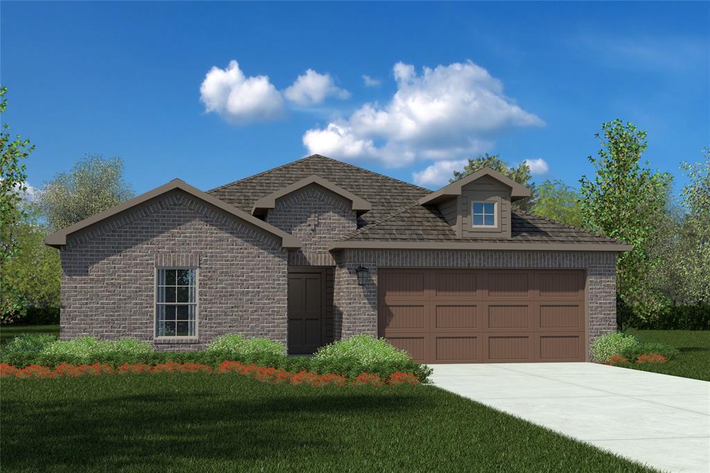 Beautiful new D.R. Horton home in the Terra Trace community located in the heart of South Fort Worth and Crowley ISD! This thoughtfully designed single-story Natchez floorplan Elevation A, with an estimated Fall completion, features 4 bedrooms, 2 bathrooms, and a 2-car garage with an open-concept layout that connects the family room, dining area, and modern kitchen to create an easy flow for everyday living. The kitchen is well-appointed with quartz countertops, 36” upper cabinets, stainless steel appliances, gas range, stainless steel drop-in sink, a center island, and a walk-in pantry—offering both functionality and style for cooking and entertaining. The private primary suite includes an en-suite bath with dual quartz vanities, an oversized shower, and a walk-in closet located off the bathroom. Quartz vanity tops are also included in the secondary bathroom, and luxury vinyl plank flooring is installed throughout all main areas and wet zones. This home is built with energy-efficient construction and equipped with America’s Smart Home Technology, plus exterior enhancements including a covered back patio, full sod, sprinkler system, privacy fencing, and landscaping. Future amenities include resort style swimming pool and playgrounds. Easy access to Chisholm Trail Pkwy, 820 and I-20 West, and close proximity to Shops, Dining, Cleburne Stockyards and Zoo.
