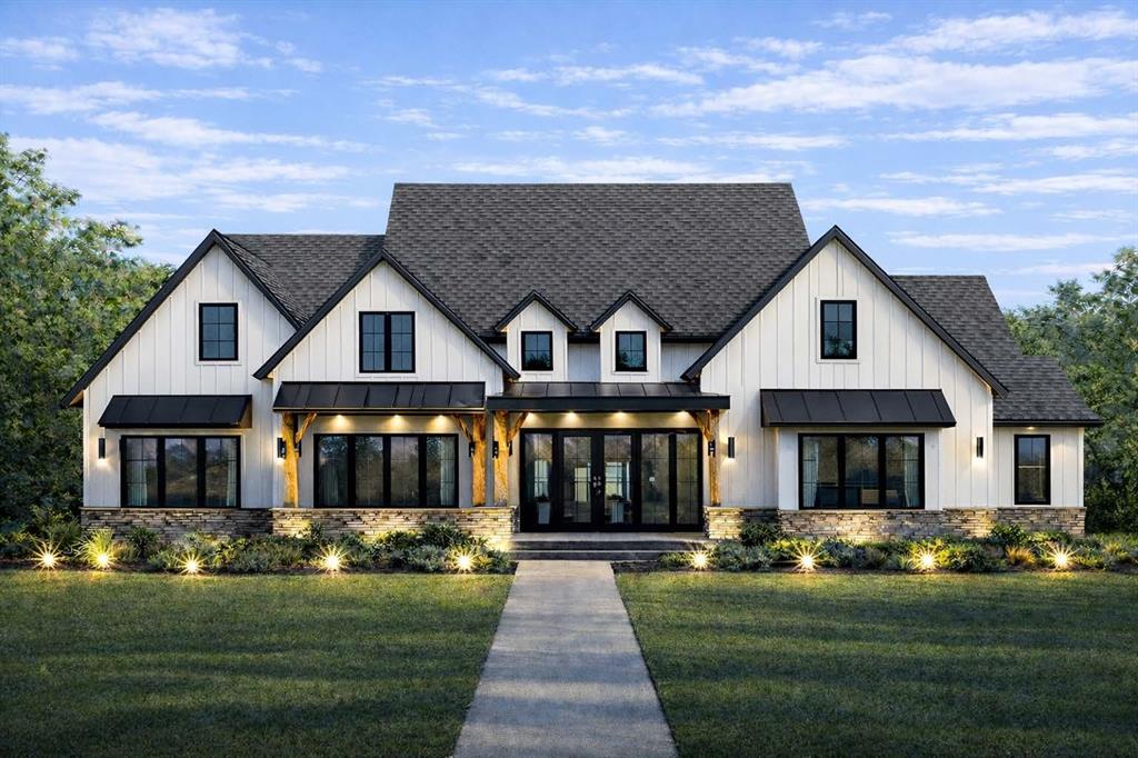 Listing photos include conceptual renderings intended to illustrate the proposed design. Exterior color selections may change and may not reflect the final completed home.

Stunning new construction home located on a full acre in a private, gated subdivision in Springtown, Texas. This thoughtfully designed 2,950 sqft residence offers 4+ bedrooms and 3 Full bathrooms with an open-concept layout ideal for modern living. The spacious living area features a beautiful fireplace and flows seamlessly into the kitchen and dining spaces, perfect for entertaining. A 3-car garage provides ample storage and functionality. Enjoy the privacy and space of country-style living while still being conveniently located near town.