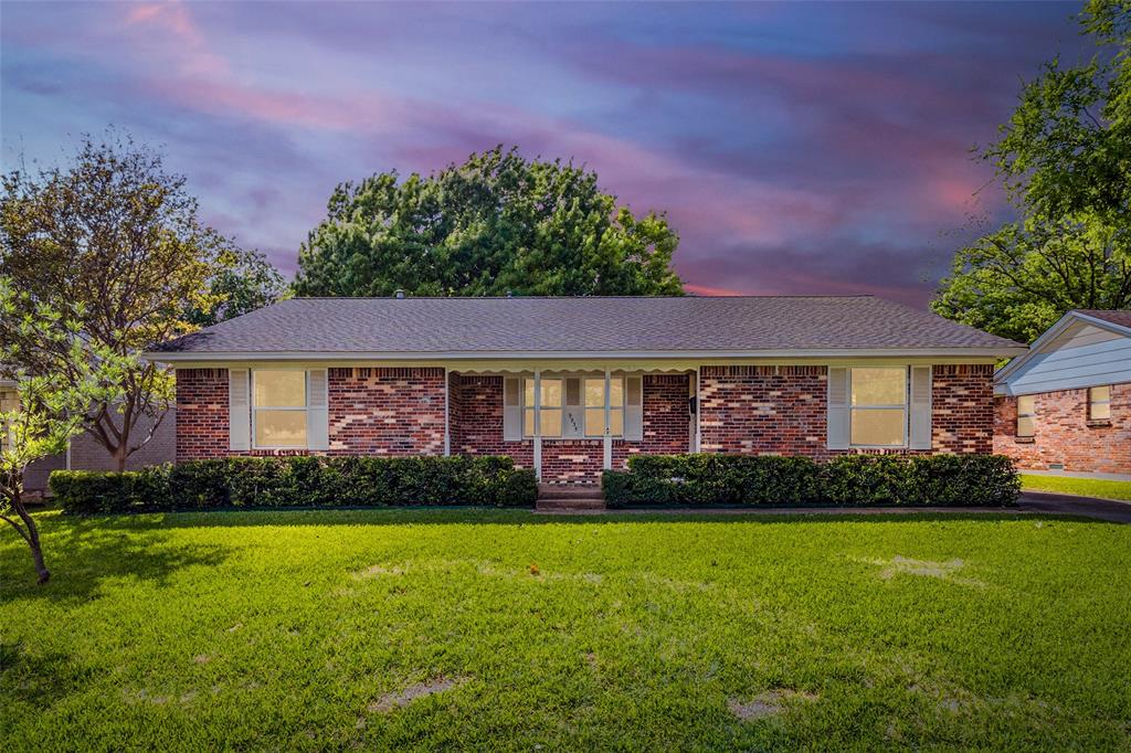 Move-In Ready Dallas Gem. This beautifully updated 4-bedroom 2-bath ranch-style home in Lake Highlands North Community and in the highly-regarded Richardson ISD, is a home that offers the perfect blend of style and flexibility.  it is more than just a house—it’s a lifestyle in one of Dallas' most sought-after communities.  Featuring refurbished original hardwood floors and a sleek, modern aesthetic, this home is designed for flexible living.   The corian countertops, stainless steel appliances, and new windows throughout add to the charm. Two secondary bedrooms and a full guest bath are perfect for family, guests and-or a home office.  The powder room was wisely converted to an interior laundry room with stackable hookups for maximum efficiency.   Outside, a landscaped backyard awaits your summer gatherings with plenty of room for entertaining or relaxing—complemented by a detached 2 car garage with an EV charging unit and an attached and powered workshop on a slab.  Gated backyard for privacy and extra driveway parking.