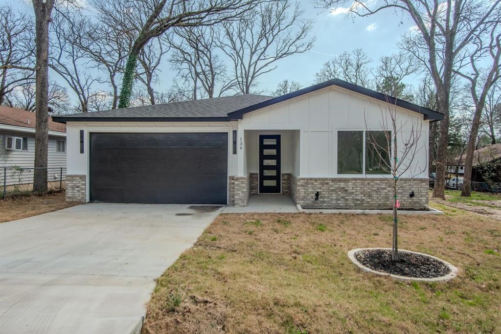 Beautifully designed New Construction Home, located in The Heart of Gun Barrel City, in the very desirable community of Loon Bay! Just minutes away from Cedar Creek Lake! This contemporary & charming single-story residence features 3 bedrooms, 2 full bathrooms & open concepts living. The kitchen, living & dining areas seamlessly connect for entertaining & everyday living. The main living room is bright & airy & opens to the stylish eat-in kitchen, featuring stunning quartz countertops, pot filler, soft close drawers & cabinets, under cabinet lighting & a large center island with countertop seating. The primary suite is split from secondary bedrooms & features a gorgeous ensuite with vibrant quartz counters, a beautifully tiled frameless glass shower, dual sinks and large walk-in closet. Other features include spray foam insulation, sleek, contemporary finishes throughout, beautiful LVP floor (no carpet!), brick accented exterior, fenced in yard, covered porch & patio, attached 2 car garage with front entry driveway & a designated laundry room, adding functionality & storage. This home truly combines comfort, style & convenience. Loon Bay offers a relaxed lake lifestyle with proximity to all the amenities you need including a boat launch, fishing pier, park, playground, pavilion & more! This home combines the charm of lake living with stylish & modern designs, making it the perfect weekend getaway or full-time residence, perfect for both lake lovers & outdoor enthusiasts. Located near the soon-to-be Pier 334 Development, exciting future attractions include a boutique hotel, outdoor amphitheater, restaurants & more. Located in the high-ranking Mabank ISD!