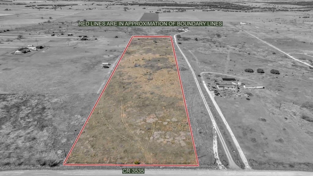 Peaceful 11 Acres Ready for Your Texas Dream - 
 Wide open skies, quiet country roads, and the kind of space that lets you breathe a little deeper. This 11 acre tract on County Road 3535 offers a beautiful stretch of mostly cleared land where the horizon feels wide and the possibilities feel even wider.
The property is gently rolling with native grasses, scattered brush, and long countryside views in every direction. Barbed wire fencing surrounds the tract and the long layout, with 307 feet of road frontage, provides plenty of room to position a future home, barn, or workshop while still leaving open pasture for livestock or outdoor living. Whether you are dreaming of a country home, a weekend retreat, or a place to keep animals and stretch out, the land is ready for it.
Water is provided through a shared community well system that serves neighboring properties, eliminating the need for an individual water meter. Electricity is available.
Reasonable deed restrictions help preserve the character of the area while still allowing room to build and live the rural lifestyle many people are searching for. Located in the quiet countryside outside Clifton, this property offers the peace of Bosque County while still being within reach of nearby towns, Lake Whitney, and the greater Waco area.
Come walk the land and see if this is where your next chapter begins.