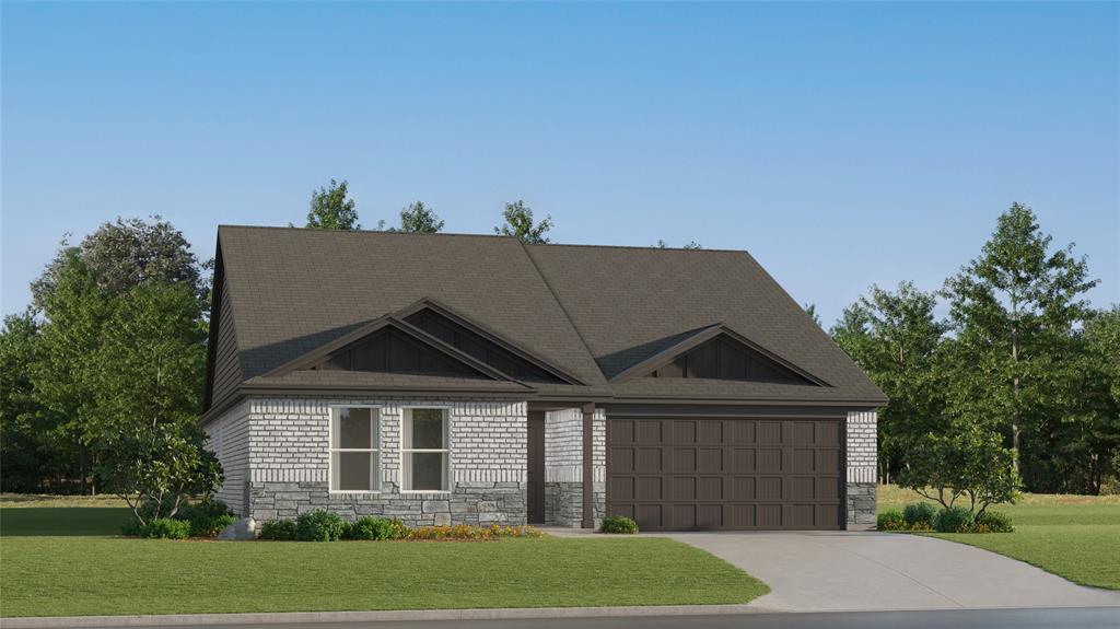 This single-level home showcases a spacious open floorplan shared between the kitchen, dining area and family room for easy entertaining. An owner’s suite enjoys a private location in a rear corner of the home, complemented by an en-suite bathroom and walk-in closet. There are three secondary bedrooms at the front of the home, which are comfortable spaces for household members and overnight guests.