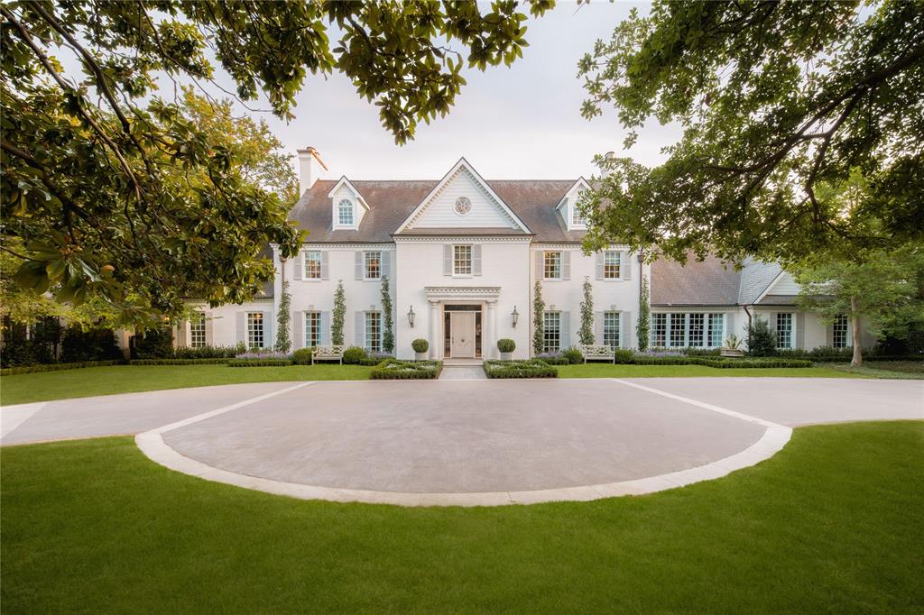 Major price reduction-Motivated Seller! Masterfully renovated inside & out, this extraordinary residence welcomes you thru a private, gated circular drive, delivering sprawling, designer interiors on nearly 1.5acres of beautifully manicured grounds in coveted Old Preston Hollow. Former Kips Bay Decorator Showhouse in 2021 & featured in Architectural Digest, this elite sanctuary elevates a classic Georgian estate for today's discerning homeowners w custom finishes throughout. 1st flr offers massive formal & informal living, library, office, brkfst rm & complete w chefs ktchn overlooking outdoor oasis. Retreat to basement for a destination for every mood or event anchored by open & working ktchn, living, game rm, media rm & wine cellar-lounge. Work-of-art owner's suite w FP on 2nd flr is joined by 3 addtnl lavish secondary ensuite bedrms. This spectacular home is complete w detached guest qrtrs, elevator, heated pool-spa, expansive backyard w fire pit, charming playhouse & 5-car garage.