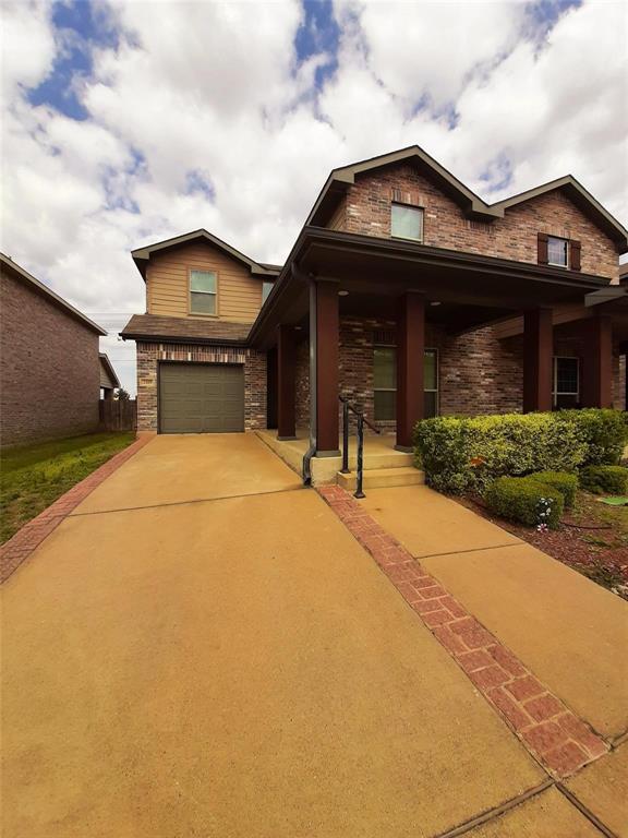 Beautiful two-story townhome in  featuring an open-concept layout and spacious living area that opens to a covered patio—perfect for relaxing or entertaining. The kitchen showcases rich cherry wood cabinets, granite countertops, and tile flooring for a stylish and functional space. The primary suite is conveniently located on the main level, while upstairs offers two additional guest bedrooms, a versatile game room, and a dedicated study—ideal for work or play. With 3 bedrooms and 2 baths, this home blends comfort and flexibility in every corner.