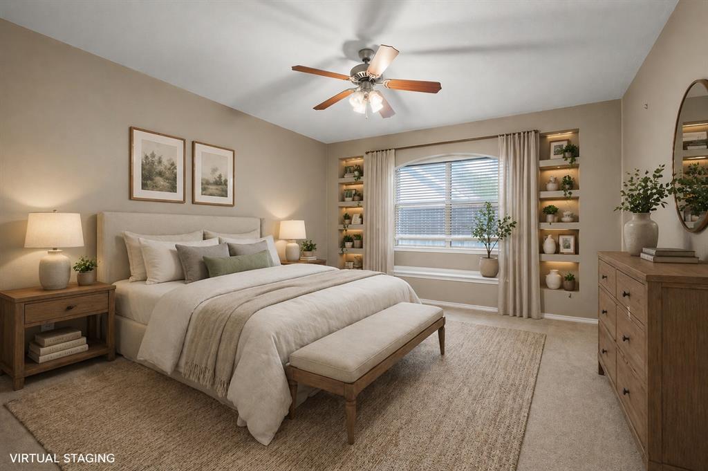 LAYOUT & LOCATION! Welcome to this lovely home tucked in a private gated community of only 16 homes! Just 20 minutes from AT&T Stadium, Globe Life Field, and Six Flags, you’ll enjoy the convenience of nearby entertainment while coming home to a quiet, comfortable setting.
Step inside to find a fantastic layout that makes daily living and entertaining a breeze. The main level offers a formal living and dining area at the front of the home, while the open-concept kitchen seamlessly connects to the spacious family room—perfect for gatherings or cozy nights in.
Upstairs, you’ll discover all the secondary bedrooms along with a third living area that can flex as a game room, media space, or home office to suit your lifestyle. The low-maintenance backyard includes a covered patio where you can relax year-round. Additional highlights include a 5yr old roof and a washer and dryer included for your convenience. If you’re looking for a home with a great layout, modern essentials, and easy access to everything Arlington has to offer, this one is ready to welcome you!