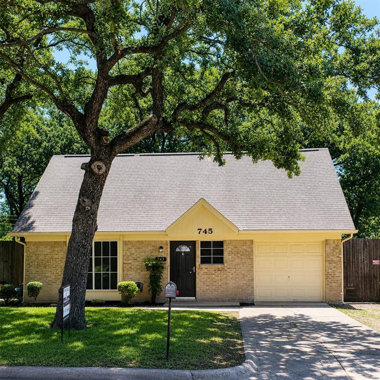 Move-in ready and perfectly located, this charming home in Hurst sits just steps from Hurst Community Park and playground, offering convenience, recreation, and a wonderful neighborhood feel. With fresh updates throughout and a spacious layout, this home is ready for its next family to enjoy.

Upstairs features three comfortable bedrooms, a full bathroom, and an additional storage closet for extra functionality. Downstairs, the inviting living room includes a flexible bonus space perfect for a small home office, reading nook, or study area.

The kitchen has been refreshed with newly painted cabinets, and has granite countertops while the cozy breakfast nook offers plenty of space for a dining table and everyday meals. Downstairs also includes a convenient half bathroom and an oversized laundry room with enough room for a freezer, pantry overflow, or additional storage.

Recent updates include brand new plank flooring downstairs and fresh interior paint, giving the home a clean, modern feel. Step outside to enjoy the huge backyard complete with a tall privacy fence, storage shed, and beautiful mature oak trees that provide plenty of shade for relaxing or entertaining outdoors.  The exterior siding trim has also recently been replaced and painted!

This well-maintained home combines comfort, space, and an unbeatable location close to parks, schools, shopping, and more.