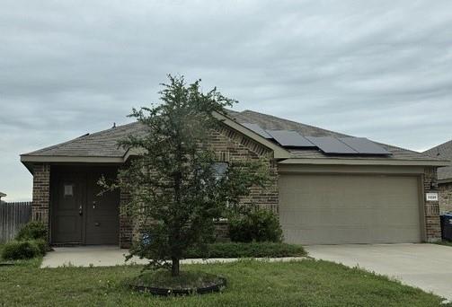 Wonderful opportunity to own your own home!! Come see this beautiful, brick 3 bedrooms, 2 bathrooms with attached garage, and solar panels for energy efficiency.  Fenced backyard for your kids or pets to play.  Nice neighborhood in Crowley ISD.  Don't miss out on this great home just waiting for you to call it HOME!  All offers must be submitted by Buyer's Agent via the RES.NET Agent portal. PennyMac will NOT pay real estate commission to the purchaser or purchaser's agent when the purchaser is a licensed real estate agent or when the purchasers spouse is an active real estate agent. This includes any broker or brokerage firm with which the purchaser or purchaser's spouse is affiliated.