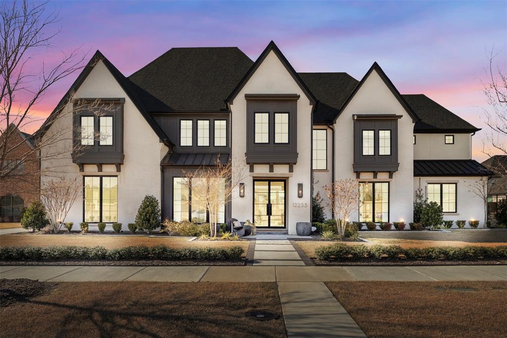 Back on the market! Set within the prestigious Homestead enclave of Newman Village, this beautifully custom crafted English Manor–style residence offers a refined blend of architectural character, thoughtful design, and modern luxury. Classic lines, elevated finishes, and a well-planned layout create both elegance and everyday livability in one of Frisco’s most sought-after communities.

The slurried brick and stucco exterior is complemented by manicured landscaping, a landscaped garden, and a full irrigation system, creating strong curb appeal and a welcoming arrival. Inside, open-concept living spaces are filled with natural light and anchored by a striking family room featuring a full glass wall that frames serene views of the backyard retreat.

Designed for seamless indoor-outdoor living, the home opens to an exceptional entertaining space with a fireplace, full outdoor kitchen, heated patio screens with remote lift functionality, and a resort-style pool—ideal for both intimate evenings and large gatherings.

The main level offers a private study, custom media room, guest suite, and a spacious primary retreat with an oversized wardrobe and spa-inspired bath. Upstairs, enjoy a large game room, exercise room, and four additional ensuite bedrooms, providing comfort and flexibility for family and guests. Two laundry rooms add rare convenience.

Smart living is enhanced with Control4 home automation, allowing you to manage lighting, TVs, garage access, and home systems directly from your phone. Additional highlights include a four-car garage, tankless water heaters, enhanced structural features, and premium comfort upgrades throughout, including a Miele coffee maker in the privacy of the primary suite.

Located in one of Frisco’s premier luxury neighborhoods, this estate offers an unparalleled combination of design, function, and lifestyle—crafted for those who appreciate enduring quality and elevated living.