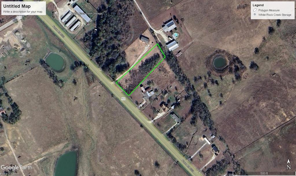 1.3 acres ready to build or bring manufactured home.  Some trees for shade, good soils, road frontage on FM 933.