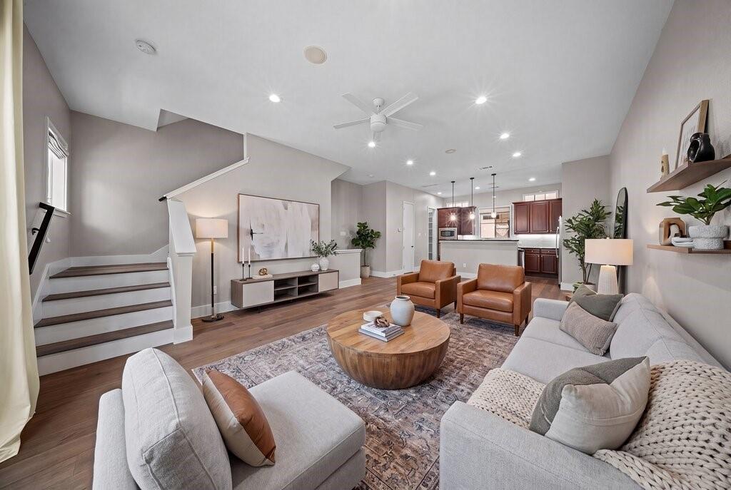 Welcome to urban living in the heart of Dallas’ highly desirable State Thomas neighborhood. This beautifully designed townhome offers 2 bedrooms, 2 full bathrooms, 1 half bathroom, a 2-car garage, and 1,495 square feet of thoughtfully planned living space. The home features a bright and open layout with great natural light, spacious living areas, and a functional floor plan that works well for both everyday living and entertaining. The kitchen opens nicely to the main living space, creating an inviting flow for hosting guests or relaxing at home. Both bedrooms offer privacy and comfort, each with access to a full bathroom, while the additional half bath adds convenience for guests. Enjoy the lifestyle of townhome living in one of Dallas’ most walkable and vibrant areas, near Uptown, Downtown Dallas, Griggs Park, restaurants, coffee shops, retail, nightlife, and the Katy Trail. With a 2-car garage, generous living space, and an unbeatable location, this townhome is a great opportunity to experience city living with comfort, convenience, and style. Come see why State Thomas continues to be one of Dallas’ most sought-after neighborhoods.