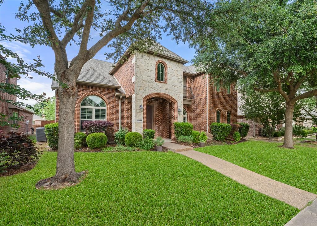 Indulge in elegance and efficiency in this exquisite 5-bedroom (or 4 bedrooms + office), 3.5-bathroom home. Step onto gleaming hardwood floors that guide you through the open living room adorned with a cozy gas fireplace. The covered porch invites relaxation, while the grand staircase adds a touch of sophistication. A rear 2-car garage ensures convenience, while the dining room sets the stage for delightful gatherings. The eat-in kitchen is a culinary haven, and the bonus room offers versatility. Energy efficiency harmonizes with style, making this home an enchanting haven for modern living. With 1.5 bathrooms downstairs and 2 full bathrooms upstairs, including a Jack-and-Jill arrangement, every comfort is catered to. Conveniently located near scenic walking trails and outdoor recreation areas, this home offers the perfect balance of comfort, lifestyle, and accessibility in the heart of Plano. Recent upgrades include a premium water heater, replacement of 22 sprinkler heads, and improvements to the AC system for enhanced efficiency and comfort. The home has been well maintained with thoughtful updates throughout
