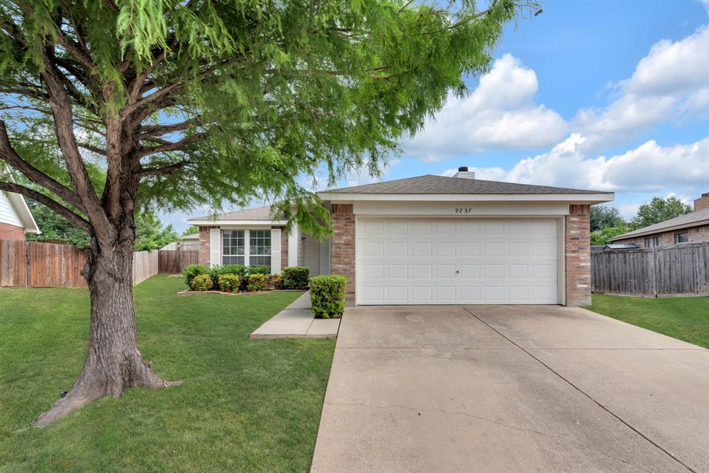 Ideally nestled on a spacious and private cul-de-sac lot within the highly sought-after Keller ISD, this adorable and affordable home is a rare find.  As you step inside, you're greeted by a beautifully curated open-concept layout that feels both spacious and inviting, centered around a welcoming family room with a cozy fireplace and a wall of windows that bathe the space in natural light.  At the heart of the home, the well-appointed kitchen offers a new stove (2025), ample counter and cabinet space, and a dedicated dining space perfect for everything from busy weekday breakfasts to family dinners.  The spacious primary suite serves as a true sanctuary to relax and unwind at the end of the day, complemented by two additional bedrooms and a nearby full bath that offer flexible space for family, guests, or a home office.  Step outside to your own private backyard retreat, where plenty of green space offers room for kids and pets to play, gardening, or simply enjoying the peace and quiet, all complemented by a desirable north-facing orientation that enjoys soft natural light throughout the day while minimizing harsh western sun exposure.  Recent improvements include fresh paint and new flooring throughout much of the home.n Major systems have also been updated, including a new water heater (2024), roof (2020), and Trane HVAC system (2020), providing peace of mind and added value for years to come.  The location is truly exceptional, placing you just minutes from endless shopping, dining, top-rated schools, and major thoroughfares, making commuting anywhere in the Metroplex a breeze.