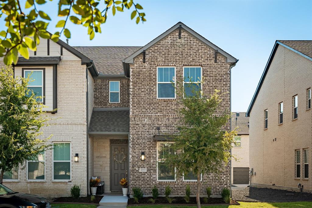 Welcome to this charming two-story townhouse located in The Station in Sachse, located just minutes from Firewheel Mall and Heritage Park! Offering modern style and a convenient lifestyle, this home is full of thoughtful details and inviting spaces.  A cute front porch sets the tone before stepping inside to an open floorplan designed for today’s living. The kitchen is a chef’s delight with a gas cooktop, stainless steel appliances, and a spacious island with sink and seating—perfect for both meal prep and casual dining. The kitchen flows seamlessly into the dining and living areas, creating the ideal space for entertaining. A mudroom area adds convenience and extra functionality.  Upstairs, you’ll find a versatile second living area, along with a spacious primary suite filled with natural light and room for a sitting area. The primary bath offers dual sinks and a walk-in shower with a built-in bench for comfort. Secondary bedrooms are nicely sized, and the secondary bath includes a tub~shower combination.  With its prime location in a vibrant community and close proximity to shopping, dining, and entertainment, this adorable townhouse offers both comfort and convenience. Don’t miss the opportunity to make it yours!