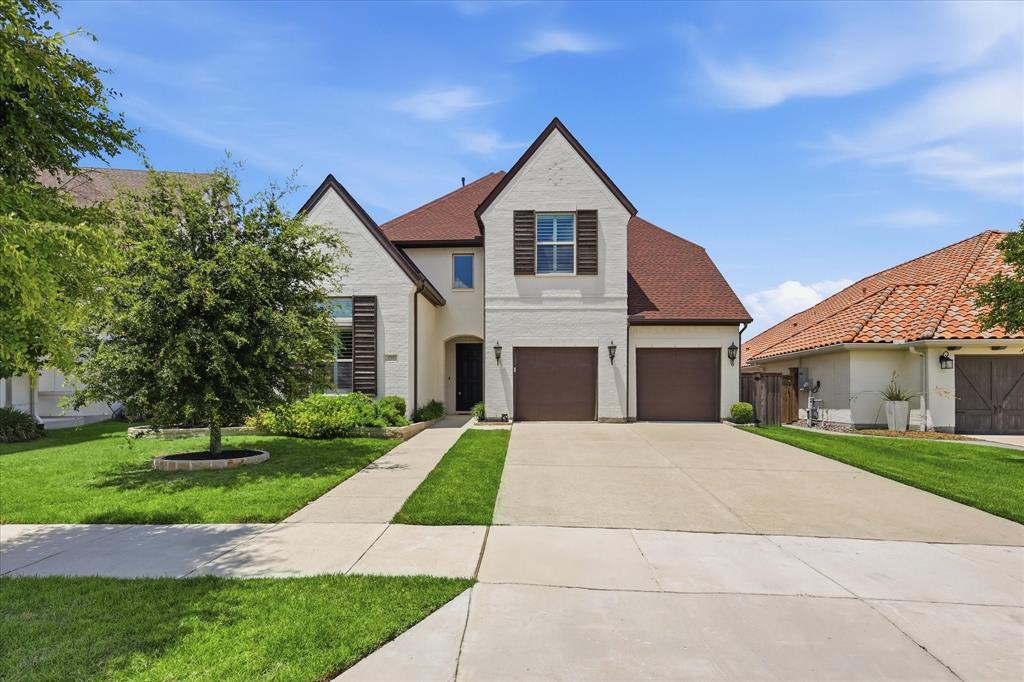Perfectly positioned within the award-winning Walsh community and highly acclaimed Aledo ISD, this exceptional Toll Brothers residence enters with a breathtaking two-story foyer highlighted by an elegant curved staircase. A spectacular two-story great room features a cozy corner fireplace, soaring ceilings, and expansive windows showcasing unobstructed northern skyline views and unforgettable Texas sunsets. The thoughtfully designed kitchen serves as the heart of the home, offering abundant cabinetry, a spacious walk-in pantry, and seamless flow into the main living and dining areas. The luxurious primary suite is enhanced by a stunning cathedral ceiling and spa-inspired bath and an oversized walk-in closet. The home offers a private study with double doors plus a versatile downstairs bonus room ideal as a nursery, home office, craft room, fitness space, or playroom, along with secondary bedrooms on both levels. Upstairs, a spacious gameroom and dedicated media room provide additional gathering spaces for recreation, movies, and entertaining. Outdoor living is equally impressive with an extended covered patio featuring soaring ceilings and a fully equipped outdoor gas kitchen. The private backyard retreat includes a hot tub, pergola, generous green space, and ample room for a future resort-style pool. Additional enhancements include a reverse osmosis water purification system at the kitchen sink and a whole-home water softener system. Residents of Walsh enjoy access to an unparalleled amenities including miles of hike and bike trails, resort-style pools, fitness facilities, parks, playgrounds, sports courts, maker spaces, community events, and high-speed fiber internet. Conveniently located with easy access to Fort Worth's major business districts, healthcare centers, transportation corridors, and employment hubs, this home offers an exceptional combination of luxury, lifestyle, and convenience in one of North Texas' most sought-after master-planned communities.