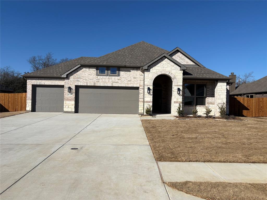 Nestled on a beautiful one-acre homesite just minutes from downtown McKinney, this thoughtfully designed 1,994 sq. ft. home offers the perfect blend of space, style, and modern convenience. Featuring 3 bedrooms, 2 baths, a private study, and a 3-car garage, this home provides room to live, work, and entertain with ease.

Inside, elegant wood-look tile flows through the main living areas, leading to an inviting family room anchored by a striking stone-to-mantle fireplace—a warm and timeless centerpiece. The open kitchen is a true chef’s delight with built-in appliances including a double oven, beautiful granite countertops, abundant cabinetry, and a dedicated butler’s pantry for added storage and seamless entertaining.

The spacious primary suite offers a peaceful retreat, while the convenient mud bench keeps daily life organized as you enter from the 3-car garage. Step outside to enjoy the large covered patio, perfect for relaxing evenings, weekend gatherings, and taking in the open views that only an acre lot can provide.

Enjoy the best of both worlds—serene country living with easy access to shopping, dining, and entertainment in vibrant downtown McKinney. Room to breathe, room to grow, and room to make this home your own.