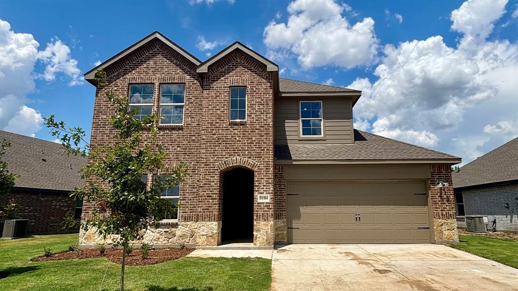 New! Amazing, two story floor plan! Four bedrooms, three full baths, large game room, and covered patio. Home includes, island kitchen, granite counters throughout, LED lighting, full sprinkler system, professionally engineered post tension foundation, and much more!
Come visit our D.R. Horton community located in the charming small town of Ennis also known as the Bluebonnet City. Located off I-45 approximately 35.4 miles from Downtown Dallas. The city of Ennis boosts the Big O Speedway, bluebonnet trails, area parks, Lake Bardwell, a drive-in movie theater, historic museums, and more! Stonewyck Farms features one-and two-story open-concept floorplans from 1,294 to 2,352 SF.  Stonewyck Farms offers something for everyone!