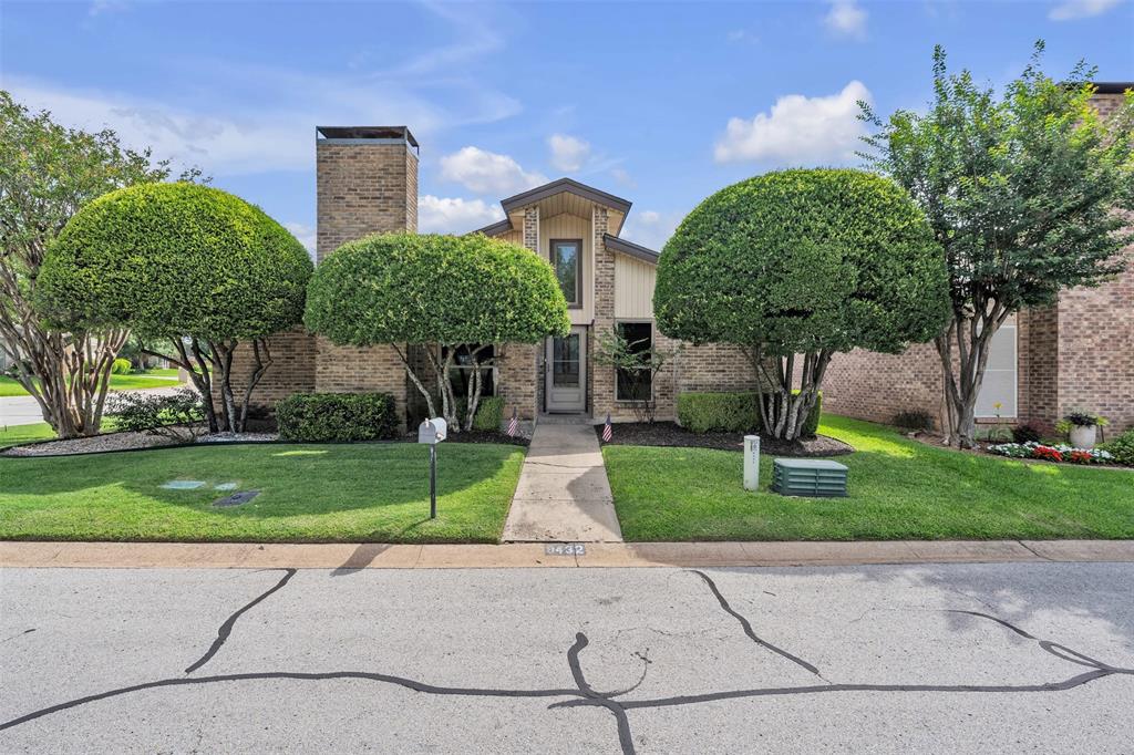 ENJOY LAKE LIFE LIVING ** Eagle Mountain Lake ** just steps from this thoughtfully updated one-story brick home. Property offers warm wood finishes, lake and greenbelt views, and a peaceful setting in a quiet, close-knit neighborhood. Completely remodeled in 2025, the corner-lot home features a split-bedroom layout with open living and dining areas, a remodeled kitchen with stainless-steel appliances, custom cabinetry, updated lighting, and a large pantry. New HVAC 2025, Roof 2025. Additional highlights include 9 and 10-foot ceilings, luxury vinyl plank flooring throughout, custom privacy shades, a cozy wood-burning fireplace, abundant storage, and an oversized primary suite with dual sinks, three closets, and a separate shower. Enjoy morning coffee or evening relaxation on the private enclosed patio, plus the convenience of a rear-entry garage. The refrigerator, washer, and dryer are included. Beyond the home, residents enjoy access to a private neighborhood marina, giving owners the option to keep a boat readily available - no trailering required. Whether it’s a quiet sunrise, a sunset cruise, or an evening on the water under the moonlight, the lake is just steps away. No boat? Not a problem - there are many things to enjoy in this lakeside neighborhood including access to a private marina, day dock, boat launch, Olympic-size pool, pickleball and tennis courts, playground, parks, picnic areas, and green spaces. Whether you are seeking a low-maintenance lake lifestyle or a welcoming neighborhood with true water access, 9432 Mountain Lake offers comfort, character, and recreation.