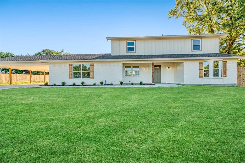 This beautifully remodeled 4-bedroom, 2.5-bath home is designed with room for everyone to SPREAD OUT, located in Powderly, just north of Paris. It is sitting on almost 8 acres with a pond, the possibilities are endless!! There is room for homesteading, gardening, livestock or a small hobby farm, you can even build a shop. When you walk in the front door, you will find an open-concept layout, offering multiple living and dining areas & giving you flexibility to create whatever spaces fit your lifestyle. The spacious primary suite is located downstairs, featuring dual sinks, a stunning tile-rock shower with built-in bench, and a generous walk-in closet. The galley-style kitchen showcases custom maple cabinetry, quartz countertops, a pantry, and stainless appliances. Upstairs, you’ll find three additional bedrooms, a full bath with dual sinks, and a versatile loft area—perfect for a home office, playroom, or gaming space. Updates include a new roof, electrical wiring, aerobic system, HVAC, water heater, insulation, flooring, cabinetry, and all cosmetic finishes. This is truly a move-in-ready home where everything has been done for you.