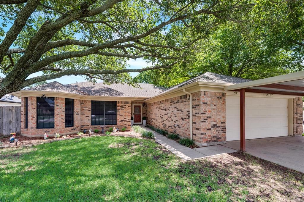 EXTREMELY RARE FIND IN SOUGHT AFTER BEAUTIFUL SOUTH TERRACE ADDITION! Home has NEW HVAC and NEW gutters! This home has been well maintained and cared for!  Home has Split bedrooms with a HUGE living area between with wood burning fireplace and vaulted ceilings. Large formal dining off the kitchen has a dry-bar w built in cabinets, or could be an in home office space. Primary Bedroom is off private hallway and has a luxurious double vanity, walk in shower, garden jetted tub and separate closets. The kitchen has amazing granite island and countertops and large stainless Farm Sink.  Eat in Kitchen as well. Both additional bedrooms have oversized closets and added linen storage in hallway. The large utility room has room for a freezer or crafters workspace! In the garage you will find an amazing and expensive pool table that is included in the purchase of the home!  Home has a newly fabricated steel re-enforced carport in conjunction with the two car garage built to last forever! Side yard area is wide enough to to bring in the boat for the season and the backyard is huge if a pool is in your plans for the future! Schedule your tour today to see this beautiful, well priced and affordable home in person!