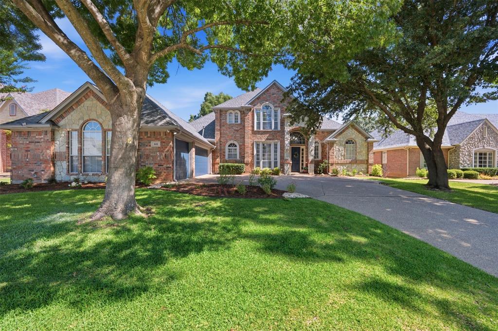 Welcome to one of Thomas Crossing’s most sought-after streets, where timeless charm meets modern luxury. Perfectly positioned on the Southern Oaks Golf Course in Burleson ISD, this beautifully updated home offers the rare combination of an established neighborhood, mature trees, an oversized lot, and over $158,000 in thoughtful renovations. Inside, you’ll find a stunning remodeled kitchen and bathrooms, luxury flooring, fresh paint, designer lighting, custom built-ins, updated doors, and high-end finishes throughout. The spacious layout features multiple living areas, a dedicated home office, and was designed for both everyday living and entertaining. Step upstairs onto the expansive private deck and take in peaceful golf course views while enjoying your morning coffee or relaxing under the stars. Outside, the oversized backyard offers endless possibilities—from kids and pets to a future pool or unforgettable backyard gatherings. As an added bonus, the seller has already prepaid professional lawn care for the remainder of the year, allowing you to simply move in and enjoy your new home from day one. Thomas Crossing is loved for its larger lots, established beauty, golf course setting, and unbeatable location. Homes like this—fully renovated while preserving the charm and space of the original section—rarely come to market. This isn’t just a home; it’s a lifestyle where memories are made, holidays are celebrated, and every day feels a little more special. Welcome home.