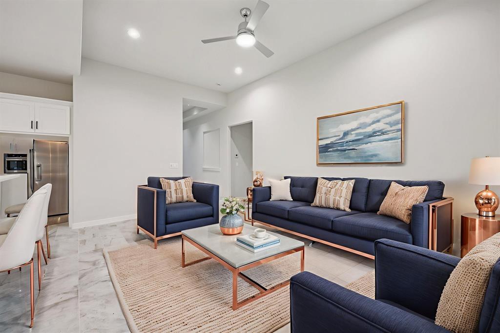 Welcome to 2716 E 12th St, Fort Worth, TX. New Construction, stunning home offering 1,948 sq ft, 4 bedrooms, and 2.5 bathrooms designed for modern living. With a bright open-concept floor plan, this home provides the perfect balance of comfort, style, and functionality. The heart of the home features a beautiful kitchen with quartz countertops, modern lighting, and soft-close cabinetry, seamlessly flowing into the living and dining areas—ideal for entertaining, family gatherings, or everyday living. The spacious primary suite offers a relaxing retreat, while three additional bedrooms provide flexibility for family, guests, or a home office. Thoughtful construction includes full insulation in the walls, ceilings, and garage, helping maintain year-round comfort and energy efficiency. Enjoy the benefits of move-in ready new construction with modern finishes and quality craftsmanship throughout. Don’t miss your chance to own a beautiful, move-in ready home at 2716 E 12th St in Fort Worth — schedule your private showing today and see everything this home has to offer.