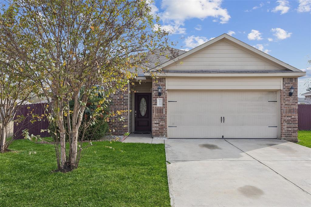 Don't miss out on this charming 3 bedroom, 2 bath Hutchins home ready for you to make your own! Natural light, modern finishes, and designer touches fill every corner. The inviting living room sits at the heart of the home and flows seamlessly into the large kitchen. Home chefs will appreciate the built-in appliances, stylish backsplash, and generous storage space. The formal dining room provides the perfect setting for gatherings and celebrations. Retreat to the serene primary bedroom complete with an ensuite bath and walk-in closet. Spacious secondary bedrooms and a well-appointed bath offer comfort for all. The large private backyard with a covered patio is ideal for relaxing, grilling, or enjoying time outdoors. Additional highlights include the freedom of no HOA, NEW AC and Roof. This delightful home offers beauty, comfort, and convenience—come see it before it's gone!