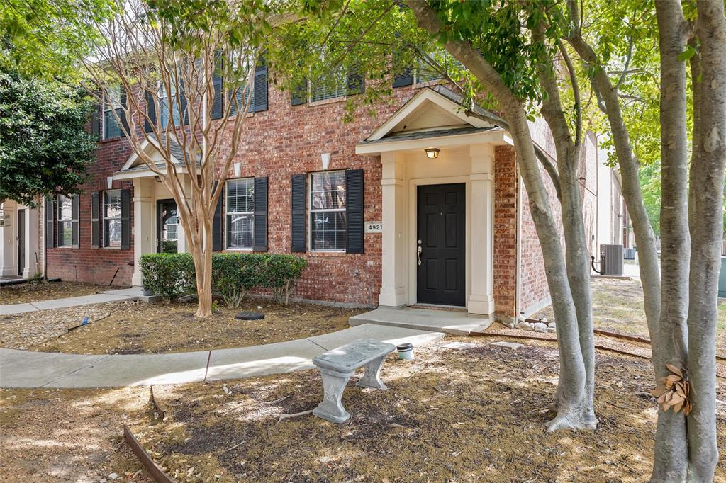 Former model corner-unit townhome in an unbeatable location in the heart of McKinney! This meticulously maintained, move-in ready home offers the perfect blend of privacy, convenience, and low-maintenance living. Featuring 2 bedrooms, 2.5 baths, and a thoughtfully designed layout, this home welcomes you with beautiful laminate wood flooring throughout the main living areas, ideal for both everyday living and entertaining. The spacious downstairs living area flows seamlessly into the kitchen and dining space, creating an open and inviting atmosphere. Upstairs, you’ll find a versatile built-in desk area, perfect for a home office or study nook. The oversized primary suite features a charming ensuite bath, while the generously sized secondary bedroom includes a walk-in closet. The upstairs laundry room adds an extra level of everyday convenience. Pride of ownership shines with updates including flooring, HVAC, and water heater. As a townhome, exterior maintenance is covered by the HOA, helping keep homeowners insurance costs low and simplifying your lifestyle. Enjoy peaceful mornings with a grassy area right outside your front door, plus easy access to the community pool for relaxing afternoons. Additional public parking is conveniently located just steps away. Ideally situated near shopping, dining, schools, and everything McKinney has to offer, this home truly has it all!