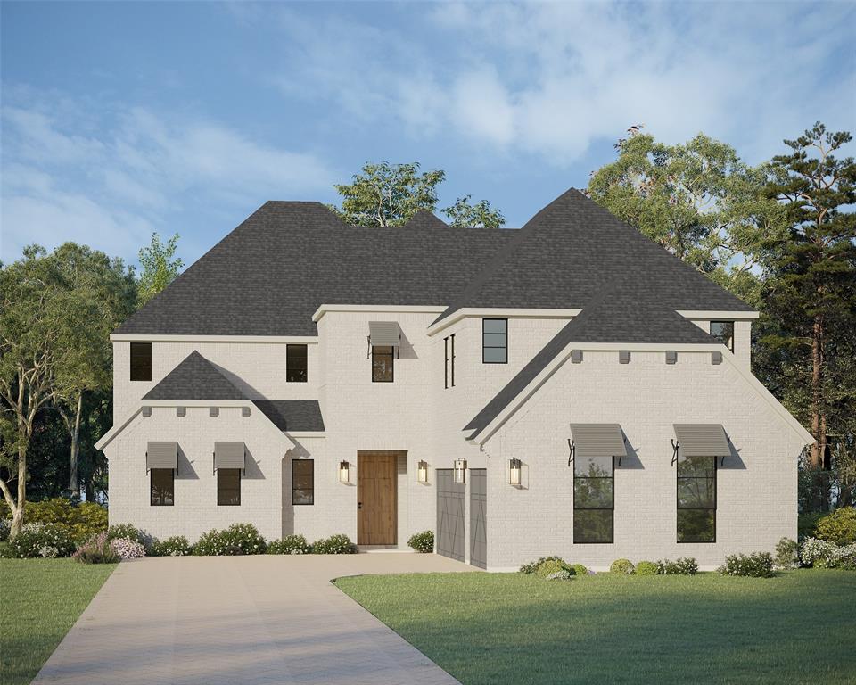 This stunning two-story home offers over 4000 square feet of beautifully designed living space with upscale finishes and exceptional functionality throughout. The spacious chef's kitchen is the centerpiece of the home, featuring a massive 12-foot island, walk-in pantry, premium KitchenAid appliances, gas cook-top, farmhouse sink and abundant cabinet space. A versatile home management center just behind the kitchen adds convenience for organization, work or everyday tasks. The luxurious primary suite provides a private retreat with a spa-inspired bath that includes separate vanities, an oversized shower, standalone soaking tub and a large walk-in closet. The first floor also features a secondary bedroom with a full bath, laundry room and guest powder bath. Upstairs, you'll find an expansive entertainment area complete with a game room, card room and professionally pre-wired media room. Two additional oversized bedrooms each include walk-in closets and private full baths, offering comfort and privacy for everyone. Don't miss out on this incredible opportunity-schedule your visit to this stunning home today.