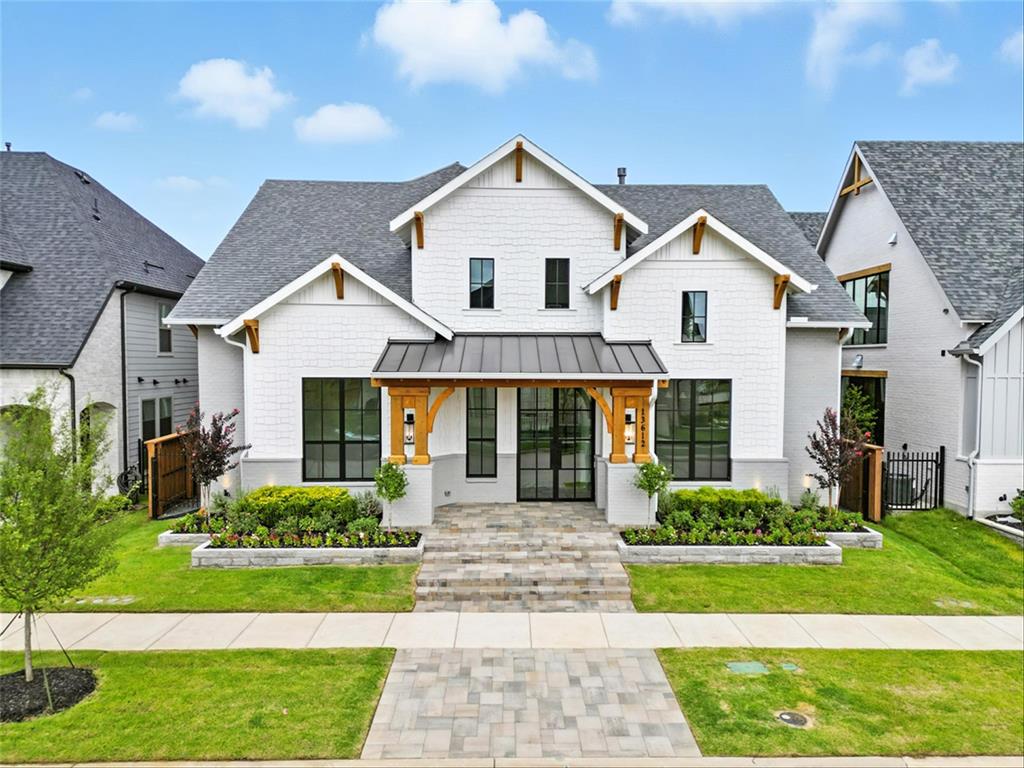 MLS# 20746453 - Built by Huntington Homes - Ready Now! ~ New Catalina plan. 22 ft ceilings with wood beams in great room w 10 ft tall sliders bring in the natural light.Chefs kitchen w huge window, custom cabinets, quartzite c tops, dual dishwashers and sinks, ice maker and 2 Sub zero fridges are perfect for entertaining & prep kitchen. WIne bar w 2 wine towers & wine racks. Downstairs media room for movie night fun. Study has huge glass doors & pocket office along with built-ins. Primary suite w custom closet, huge walk in shower & freestanding tub, floating vanities. All en-suite bedrooms. Gameroom has wet bar w microwave, mini fridge and sink. 2 powder baths plus pool bath for privacy. Outdoor living has fireplace and kitchen w Wolf grill, mini fridge and sink, perfect for backyard bbqs. Gorgeous finish out chosen by IBB Design with all the bells and whistles. Limited opportunities left to own a Huntington Home in Fields, so dont miss out!
