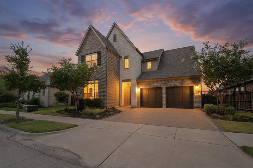 Welcome to this beautifully designed 4-bedroom, 4-bath home in the Viridian community, where thoughtful design meets everyday luxury. Bathed in natural light, the open-concept floor plan creates a bright, airy atmosphere that’s perfect for both entertaining and comfortable living. The kitchen flows seamlessly into the living and dining areas, while expansive windows showcase the home’s inviting interior with a view of the large backyard which backs up to a greenspace. Motorized shades on the rear windows and in the primary suite provide convenience, privacy, and effortless light control. The well-appointed floor plan includes an upstairs secondary bedroom with its own private ensuite, making it ideal for guests or multigenerational living. Upstairs, you’ll also find an additional bedroom and full bathroom and an impressive flex room with endless possibilities—create the perfect game room, media room, home office, fitness space, or playroom to fit your lifestyle. Generously sized bedrooms throughout feature oversized closets with built-ins, offering exceptional storage. Located in the award-winning Viridian community, you'll enjoy miles of scenic walking and biking trails, multiple resort-style pools, sailing center, tennis and pickleball courts, parks, lakes, and an active calendar of community events. Conveniently situated between Dallas and Fort Worth with easy access to DFW Airport, shopping, dining, and entertainment, this home offers the perfect combination of luxury, comfort, and lifestyle.
