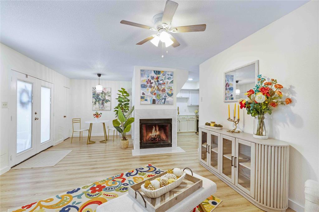 BUYER NO SHOWED AT CLOSING!!!! LOCATION LOCATION! Charming First Floor Condo is Located Only Minutes From Texas Rangers Ballpark, Dallas Cowboys Stadium and Texas Live Entertainment District! Beautifully Renovated with New Blinds, Quartz Countertops and Interior Paint. Tons of Windows Flood the Home with Glorious Natural Light Creating a Very Open and Spacious Feel, Much Larger than the Square Footage is. The Beautiful Kitchen Features Stainless Steel Appliances and Tons of Storage. Private Outdoor Patio off the Primary Bedroom Provides a Fabulous Outdoor Retreat. Enjoy the High Life with a Huge Outdoor Swimming Pool, Tennis Courts, Workout Facility and Sauna!  It's a Commuter's Dream to both Dallas and Ft Worth with both Highway 360 and Interstate 30 only Minutes Away! Turn Key Perfect Rental for Investors, as Well as Fabulous for First Time Homebuyers or Retirees! Washer, Dryer and Refrigerator all Convey. RUN DON'T WALK, IT WON'T LAST LONG!