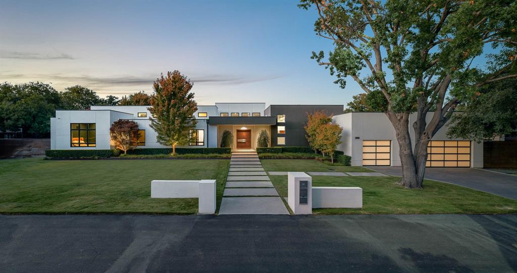 1 of only 5 homes located behind the parkway wall just West of Welch, this stunning home is designed for the ultimate in entertainment, with an open-concept layout that seamlessly blends indoor and outdoor living. The spacious living areas are perfect for hosting lavish parties or intimate gatherings, and the home is a dream come true for art enthusiasts with its clean lines, neutral color palette and lighting. This home is perfect for multigenerational families, boasting 5 bedrooms, including a 5th bedroom pre-plumbed for an ensuite bathroom. The sprawling 1-acre lot provides ample privacy, and the backyard is a true oasis, complete with an enormous heated pool and spa, cabana, and multiple outdoor seating areas. This exquisite home combines luxury, privacy, and style in one perfect package.