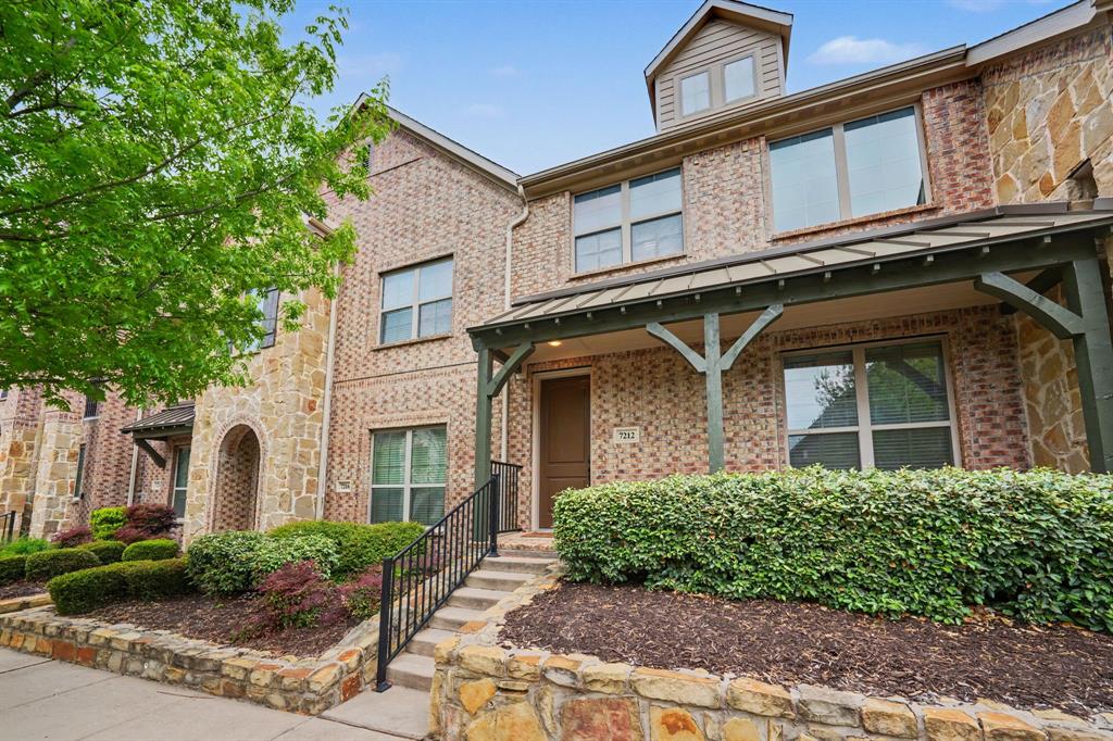Welcome to this beautifully maintained townhome in Greens at Stacy Crossing that is turnkey, move-in ready, and truly feels like new. This is the kind of home that makes stepping into homeownership feel exciting and easy. With a bright open-concept layout, the living, dining, and kitchen spaces flow together beautifully, creating a comfortable space for everyday life, hosting friends, or simply enjoying a cozy night at home. The kitchen is both stylish and functional, featuring a gas stove, large pantry, breakfast bar, and refrigerator included—everything you need to settle in with ease. Upstairs, the spacious owner’s suite offers a private retreat with double sinks, a separate shower, and a large walk-in closet. An additional bedroom, full bath, and versatile loft give you the flexibility for guests, a home office, workout space, or second living area. Outside your front door, enjoy a community designed for lifestyle with resort-style amenities including a pool, clubhouse, and jogging path. Plus, with quick access to major roads, top-rated Frisco ISD schools, shopping, and dining, this location makes daily living both convenient and connected.
This home offers the perfect blend of comfort, style, and low-maintenance living and an ideal place to start your next chapter.