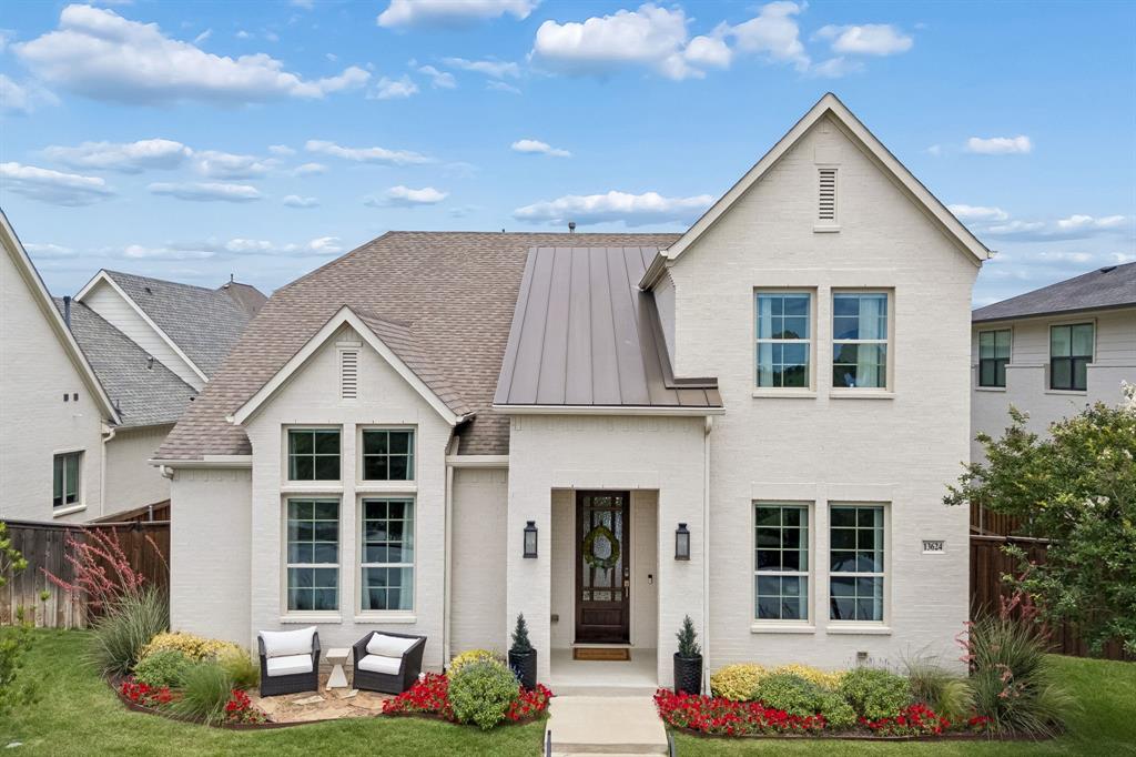 Located in Walsh and zoned to Aledo ISD, this home is perched elegantly above the street level, offering elevated views of the neighborhood pond and lush greenspace. While the front entrance keeps you connected to the easily accessible Walsh amenity centers, which includes the neighborhood pools, fitness center, nature trail, dog parks and makerspace, the thoughtful layout ensures that daily life unfolds in the quiet sanctuary of the home’s rear, which is where you'll find the main living spaces. Convenience is key with a level entry and garage accessible via the back alley, providing a peaceful transition from your car directly into the heart of the home. Inside, you’ll find 4 beds and 3 full baths, along with 3 distinct living areas that provide flexibility. The downstairs bedroom includes a king-sized Murphy bed. A true standout is the professionally finished TX basement, transformed into a media and recreation space with a golf simulator, kitchenette with bar sink, custom cabinetry, shelving, and a beverage refrigerator. Storage is thoughtfully designed throughout, with generously sized closets and additional hidden storage upstairs, including a bonus closet space in one of the bedrooms that can be customized as a creative nook, play space, or used for seasonal storage.
The 3-car tandem golf cart garage includes an EV charger, additional electrical subpanel, and a dedicated water line for a garage refrigerator, offering flexibility for vehicles, storage, or workspace. The extended patio features two gas lines, ready for a grill, spa, or outdoor fireplace.
Beyond the home, Walsh residents enjoy miles of walking and biking trails, multiple resort-style pools, a fitness center with classes and drop-in childcare, tennis, pickleball and basketball courts, dog parks, playgrounds, and a full calendar of community events. With front yard maintenance and high-speed internet included, daily living here is designed to be both connected and convenient.