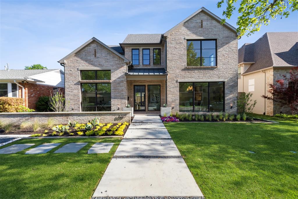 Stunning newly constructed Newport Group home blocks from Lakewood Elementary & White Rock. Transitional home offers open floor plan with formal study & dining room. Kitchen features custom white oak cabinets, premium appliances, marble slab counters and backsplash. Formal powder features beautiful Calcatta marble & zellige tile. Owner’s suite is generous in size, featuring a spa-like bath with marble, white oak vanity, freestanding soaking tub & spacious closet. Private baths serve three additional bedrooms. Game room features ample storage & large windows providing abundant natural light. Home features oversized sliding glass doors opening onto outdoor living space with fireplace & built-in grill. Includes: board-on-board fence & sliding gate, 2nd level laundry & more.
