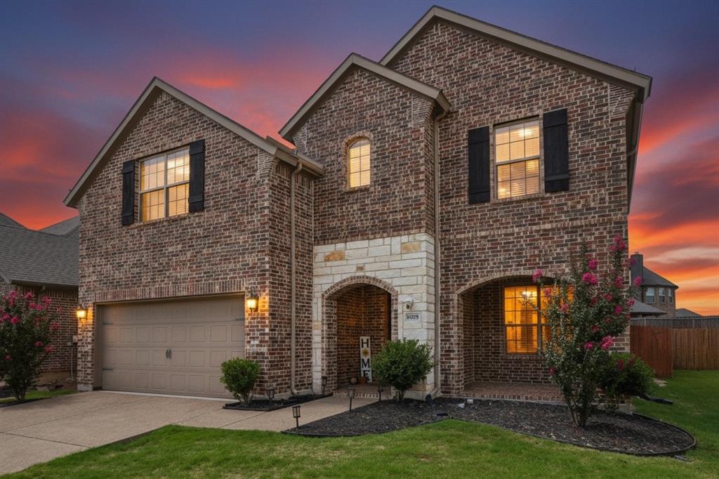 PRICE IMPROVEMENT! Welcome to this beautifully designed home offering modern comfort and exceptional convenience in one of North Texas’s most sought-after communities. Step inside to soaring vaulted ceilings, updated fixtures, and an inviting open layout perfect for both everyday living and entertaining.
The expansive kitchen is a true centerpiece, featuring a large island, stainless steel appliances, ample storage, and seamless flow into the main living areas. With two spacious living spaces, there’s room for everyone—whether you’re hosting guests, relaxing after a long day, or creating the perfect media or game room. Flexible floorplan includes a formal dining room that can double as a private office, ideal for today’s work-from-home lifestyle. Each of the four bedrooms offers comfort and privacy, paired with 3 full bathrooms and a half bath for added convenience. Located just minutes from major attractions and amenities including the PGA Headquarters, the highly anticipated Universal Studios, HEB, and quick access to the Dallas North Tollway, this home delivers unmatched accessibility. Zoned for the award-winning Prosper ISD, it’s the perfect blend of luxury, location, and lifestyle.