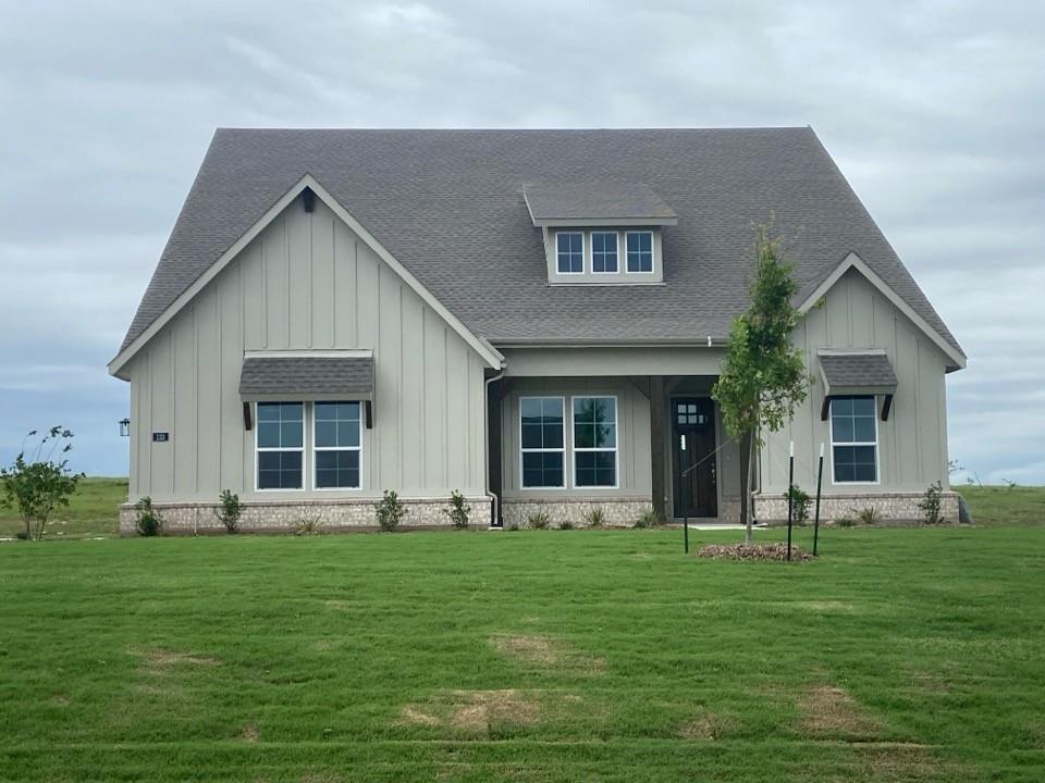 Estimated April 2026 completion! Ask us about our Trade In Trade Up program, we can buy your home! Step into the Bluebonnet by Riverside Homebuilders and embrace a lifestyle of comfort and functionality. With 4 bedrooms and 3 bathrooms sprawled over 2,686 square feet, this single-story haven offers ample space for every member of the family. As you enter through the inviting porch, the airy foyer sets the tone for the home's open layout. To the left, a flex room awaits, beckoning to be transformed into your ideal space—whether you envision a home office, gym or hobby room. Continue through the foyer to discover the heart of the home—a luminous dining room bathed in natural light. Beyond lies the main living area, a seamless fusion of the expansive kitchen, cozy family room featuring a fireplace and a charming nook adorned with picturesque windows. On the right wing of the home, privacy awaits with three traditional bedrooms and a breathtaking owner's suite. The owner's retreat boasts a spacious walk-in closet and a spa-like bathroom, offering a sanctuary for relaxation. Convenience is paramount with the laundry situated just off the bedrooms, accompanied by a mud bench near the garage entrance. To embrace the beautiful DFW weather without having to leave your home, step outside to the generous covered patio—where endless possibilities for outdoor enjoyment await. With its thoughtful design and inviting atmosphere, the Bluebonnet embodies the epitome of charming Texas living for all families alike.