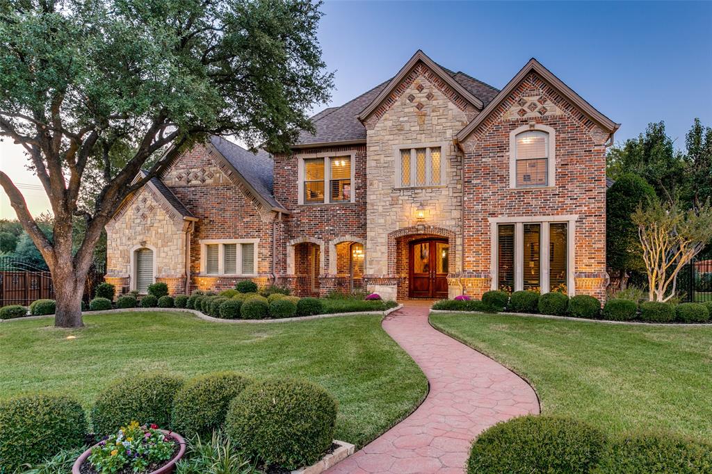 Beautifully situated near Southlake Town Square and Central Market, this 5-bedroom, 4-bath home offers refined living in an award-winning ISD. Two stories of windows fill the entry with natural light, creating an inviting first impression.

The spacious primary suite is privately tucked away on the main floor and includes a cozy seating area, serene views of the pool and backyard, a spa-like ensuite bath, and an oversized walk-in closet. The large kitchen features granite counters, a center island, double ovens, and a gas cooktop. Walls of windows line the breakfast area and family room, showcasing the lush landscaping and sparkling pool. A rare second office space, additional  bedroom downstairs and a convenient pool bath add to the home’s thoughtful layout.

Upstairs, you’ll find three additional bedrooms, a game room with a wet bar, a media room, and an office nook—plenty of flexible space for work and play.  Additional updates and upgrades to the home include fresh paint throughout the interior and exterior, installation of a Pure Water Appliance whole home water purification system, 360 landscape and tree lighting, replacement of entire attic insulation and installation of 8 powered attic fans for greater energy efficiency.

Set on nearly half an acre, the backyard is a true retreat with a generous pool and spa, covered patio with built-in grill and fireplace, and ample grassy space for pets or play. Neighborhood amenities include a community pool and sports court.

A perfect blend of luxury, comfort, and convenience in the heart of Southlake.