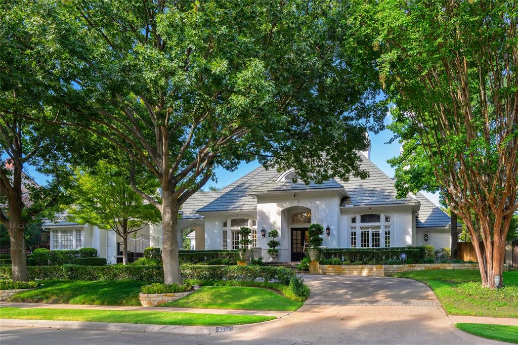 One of a kind light and bright modern Willow Bend home is breathtaking! Large French doors provide ample natural light as you enter this beautiful home. The study features gorgeous wood paneling and a grand fireplace. The formal LR features a panoramic view of the backyard oasis. The primary bdrm boasts a fireplace and bow windows which provide a view of the pool and surrounding greenery. The spacious primary bathrm will feel like an absolute dream with a beautiful chandelier and expansive WIC with extensive built-ins. The kitchen is a chef's paradise with designer finishes, a large island, 6-burner Wolf stove with griddle, dual oven, and WI pantry. The secondary LR boasts floor to ceiling windows with a view of the backyard. Additionally, this home features a large game room, secondary bedrooms with WIC, built-in outdoor grill and sink, covered patio, pool, fantastic view of Gleneagles Queens Course 4th hole, gated drive, and so much more! The only thing this home is missing is YOU!
