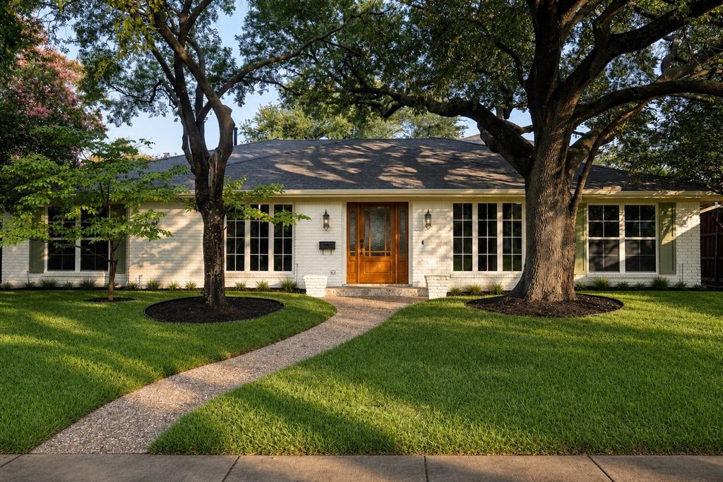 A rare opportunity awaits in a beloved East Dallas neighborhood. Quiet luxury meets effortless functionality in this beautifully reimagined home. Offering 3,177 square feet, four bedrooms and three full baths, an office, and a huge flex space, ~ the open-concept floor plan is defined by refined finishes and an easy sense of flow. An elegant dining space offers quite family dinners to grand entertaining, while a cozy living space invites lazy evenings or large get togethers. At its center, the chef’s kitchen features custom cabinetry, new stainless steel appliances and a generous butler’s pantry designed to serve beautifully as a laundry room, organized storage space or back kitchen, complete with an additional sink for prep and entertaining.

A dedicated rear office overlooks the newly poured patio and tree-lined backyard, creating an inspiring setting for working from home. Upstairs, an expansive game room offers remarkable flexibility as a media room, gym, playroom, guest retreat or personalized bonus space.

Fresh sod and a large patio create a natural extension of the living areas, ideal for outdoor dining beneath mature trees. Important improvements include a new roof, PVC plumbing and updated electrical, with structural engineer reports available.

Zoned to Rogers Elementary and ideally positioned near White Rock Lake, the Dallas Arboretum, Hillside Village and miles of walking trails. Convenient access to major freeways places Downtown Dallas approximately 10 minutes away. Sophisticated yet comfortable, this is a home where considered design, adaptable spaces and meaningful mechanical updates come together with ease. Please note there is an alarm on this property for showings.