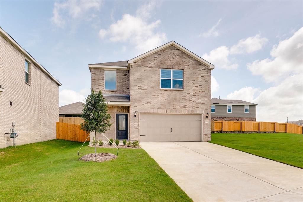 This stunning two-story home combines modern style, functional design, and a prime location within the highly sought-after Patriot Estates community. Offering three spacious bedrooms, two-and-a-half bathrooms, and a two-car garage, the Colorado floor plan features an open layout that effortlessly connects the kitchen, dining area, and family room—perfect for both daily living and entertaining. The bright dining room is filled with natural light from a large window and sits just off the chef-ready kitchen, creating a warm and inviting space for family meals or get-togethers. Designed with today’s homeowner in mind, this home includes energy-efficient appliances, stylish upgrades, and smart home features throughout.

Step outside to a fully fenced backyard, offering added privacy and room to relax or play. Directly across the street, a large green space provides an open, peaceful view and extra room to enjoy the outdoors. Best of all, this home is within walking distance of the community playground, gazebo, and private splash pad—perfect for connecting with neighbors and making the most of this vibrant community.