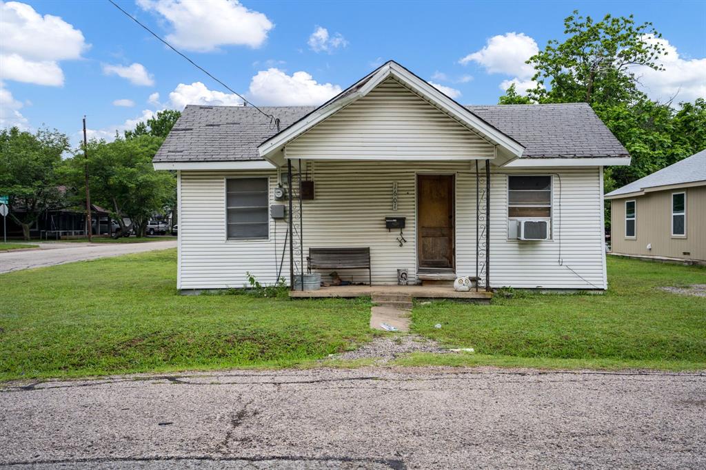 Per the seller the value is in the land. Rare opportunity to build in the heart of McKinney. Situated in a quiet, established neighborhood, this 6,400+ square foot corner lot offers exceptional flexibility with no HOA restrictions. The property is conveniently located near Historic Downtown McKinney, local parks, shopping, dining, and major highways. The level homesite provides an ideal setting for a custom residence or potential multi-unit development (buyer to verify permitted uses, zoning, and utility availability).  Opportunities like this are increasingly rare in one of McKinney’s most sought-after locations. (Adjacent property also for sale - MLS number 21278015 - 1603 Haddock Street)