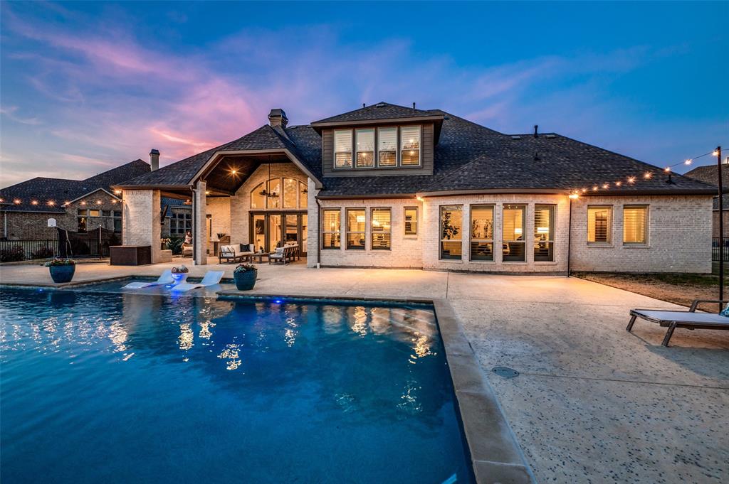 Beautiful home in the coveted Shady Oaks Neighborhood on one of the largest lots. Features abundance of natural light from the floor to ceiling windows in the family room. First floor has office with built-ins, formal dining, guest ensuite, primary bdrm with a spacious bath, vanity and oversized closet. The gourmet kitchen is great for family and entertaining, with a 10 ft island, Wolf Dbl Ovens & 6 burner gas Cooktop and Sub Zero Fridge. Upstairs has 3 bdrms, 2 baths (one J & J), game rm with a lg bar and media rm with projection screen. Enjoy the SPECTACULAR BACKYARD OASIS! Loggia with built-in BBQ and fireplace. A HUGE deck with an over-sized luxury smart pool with water features, shelf, spa, and custom slide. Enjoy the built-in fire pit, in-ground trampoline and big wooden playground. There is a .25 acre heavily wooded green space (HOA maintained) that only you have private access to (this is in addition to your 0.72 acre). Gated driveway with 4 car garage & extra parking.