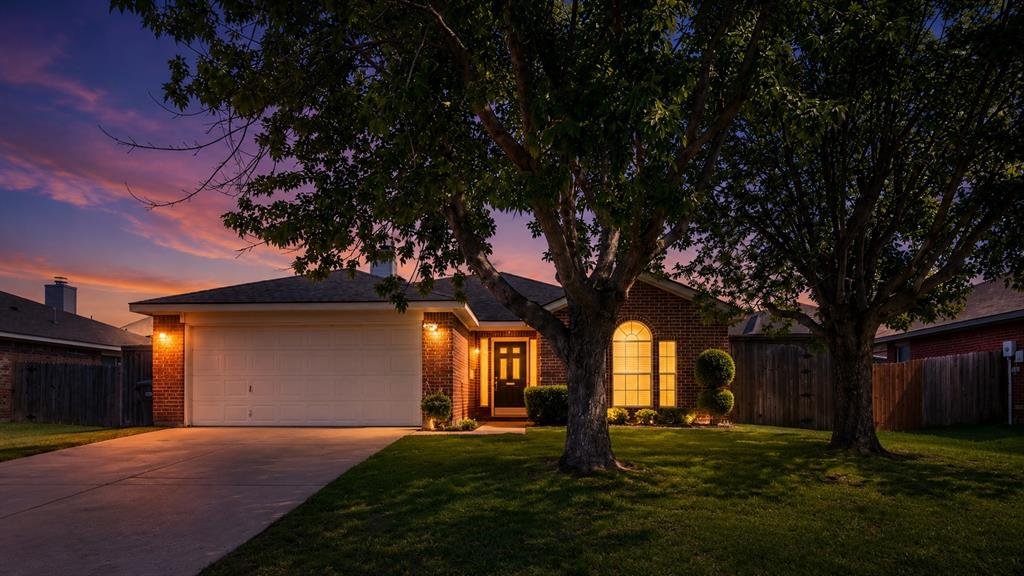 This beautiful, charming home is located in one of McKinney’s desirable non-HOA neighborhoods, featuring mature trees and convenient access to local amenities. Ideally situated near Costco Wholesale, major shopping, dining, and easy access to major highways for convenient travel throughout the Metroplex. Baylor Scott & White Medical Center – McKinney is right down the street, helping make this area a priority for power restoration during storms — a huge bonus for peace of mind. Designer touches throughout the home include engineered wood flooring, granite countertops, stainless steel appliances, and stylish decorative lighting. Pride of ownership is evident with fresh paint, updated landscaping, wood accent details, and modern finishes in the primary bathroom. The spacious backyard with an upgraded fence is a blank canvas to create your own private oasis, with plenty of room for a pool and the perfect setup for summer entertaining. As temperatures cool this fall, relax and enjoy cozy evenings around the welcoming wood-burning fireplace in the living room. Home offers an assumable VA loan with a super low interest rate for qualified buyers.