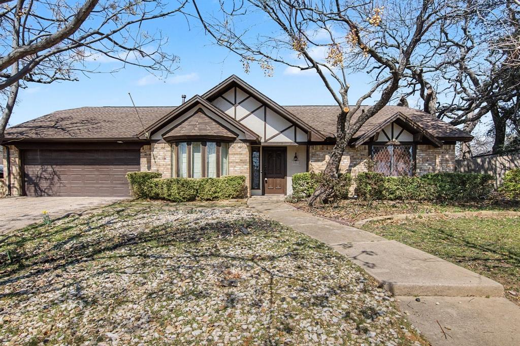 This beautiful home is 20 minutes from DFW Airport. Includes Refrigerator, T.V. and Sound system. Yard is spectacular with a large in ground pool and diving board. Formal dining area. Three-bedroom two bath. Fresh paint inside including garage. This home is perfect for formal dinners. 2 dining areas and large living room with fireplace. Picture rails in living room to hang any pictures you would like to show. Wood blinds throughout. Brand new electric stove top. Walk in pantry. Both showers have brand new rain shower heads with sprayers for cleaning. Tenant or Agent to verify any information in listing.