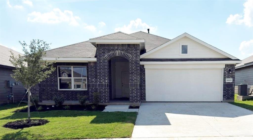 D.R. Horton America's Builder since 2002 is excited to serve as your new home builder in Lonestar at Liberty Trails, a fabulous unique master planned community in Justin and Northwest ISD! The single-story Elgin Floorplan Elevation-C, with an estimated Summer completion, features 4 bedrooms, 2 bathrooms, and a 2-car garage. The open-concept design includes a connected family room, kitchen, and dining area, with a large island, granite countertops, stainless steel appliances, gas range, built-in microwave, and a corner pantry. The primary suite features a wide quartz-topped vanity, a 5-foot oversized shower, and a spacious walk-in closet. Ceramic tile flooring runs through the entry, hallways, and wet areas, and the home includes a Home Is Connected® Smart Home Technology package. Outside, enjoy the covered back patio and a fully fenced backyard with sod and a sprinkler system. Additional features include a gas tankless water heater for energy efficiency. Future Community Amenities to include Club House, Dog Park, Fishing Pond, Pickleball, Playground, Pool, Splash Pad, Walking-Nature Trails and Sand Volleyball. Situated conveniently near Highway 114 and Highway 287, Lonestar at Liberty Trails provides convenient access to key roads, making it ideal for commuting and exploring the surrounding areas.