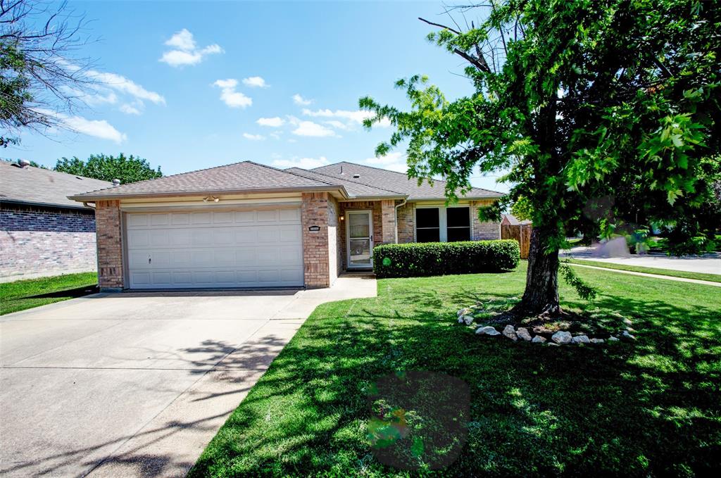 NEW ROOF, GUTTERS, AND SOME FRESH PAINT UPDATES AND OUTSIDE SIDING REPAIRS!!!

This move in ready 3-bedroom, 2-bath home offers 1,829 square feet of thoughtfully designed living space on a spacious corner lot. Freshly painted, the home welcomes you with a bright, open layout and a warm, inviting feel from the moment you step inside.

The expansive living area is anchored by a cozy wood-burning fireplace and flows seamlessly into two dining spaces ideal for both everyday living and entertaining guests. Engineered wood and ceramic tile flooring run throughout the home, providing durability, style, and truly carpet-free, low-maintenance living.

The private backyard offers exceptional versatility with a large storage building that is fully wired with electricity perfect for a workshop, hobby space, or additional storage. The garage is insulated, including the doors, and features its own HVAC system for year-round comfort and is also wired with 220V for those demanding power tools! Even better, the solar panels will be paid off at closing and convey to the buyer, delivering immediate and long-term energy savings.

The spacious primary suite includes a large walk-in shower, dual vanities, and a walk-in closet. The bright kitchen features a cozy breakfast area and a generously sized walk-in pantry, while abundant natural light enhances the home’s open, airy feel throughout.

Located in an established neighborhood with parks, sports courts, and a community pool just a short walk away, this home also offers convenient access to schools, shopping, and Loop 820 with an elementary school within walking distance.

Comfort, efficiency, and location come together seamlessly in this exceptional property.