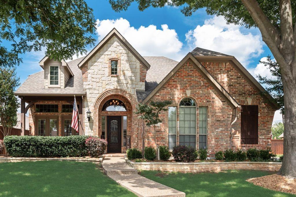 Luxury living in Grand Peninsula community near Joe Pool Lake and zoned to acclaimed Mansfield ISD. This beautifully updated custom home combines luxury, comfort, and functionality.You’re welcomed by soaring ceilings, rich hardwood floors, and a stunning grand staircase.5 bedrooms and a thoughtfully designed floorplan,downstairs mother-in-law suite with a full bath is perfect for guests or multigenerational living.The chef's kitchen features an oversized island, updated countertops and backsplash,gas cooktop, ss appliances,open flow into the breakfast area and family room overlooking the backyard.The primary suite offers a retreat with a fully remodeled spa-like bathroom featuring a freestanding soaking tub, oversized walk-in shower,dual vanities,and beautiful designer finishes.You’ll also find a private study with french doors, formal dining room, and spacious living area.3 additional bedrooms 2 full bathrooms upstairs along with a large game room,media room,and study nook.Major updates throughout the home include a new roof and gutters,water heaters.The backyard was built for entertaining with a stunning 30,000-gallon PebbleTec pool and spa,rock waterfall features(controlled by WIFI and app) lush landscaping, and plenty of space to relax or host. The oversized covered patio includes ceiling fans, built-in speakers,and a fully equipped outdoor kitchen with stainless grill, cooler, drawers, and stone countertops. Additional outdoor upgrades include an extended patio, bug misting system, and in-ground basketball goal.Residents of Grand Peninsula enjoy access to community pools, walking trails, fitness center, playgrounds,and stocked ponds, all while being conveniently located near shopping, dining, and major highways.Rare opportunity to own a beautifully maintained and upgraded home in one of the area’s premier communities.  See documents for full list of upgrades.