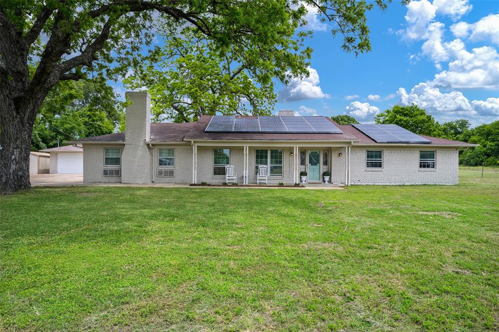 Set on 9+ scenic acres, charming ranch-style, perfect blend of peaceful country living convenient to Dallas. Recently refreshed with fresh paint and new flooring, the home is move-in ready.
Spacious split-bedroom layout, ideal for privacy. The primary suite is wheelchair accessible, providing ease of mobility. Two cozy fireplaces add warmth and character, creating inviting spaces for relaxation and gathering.
Property entrance is fenced with durable pipe fencing and features a metal barn complete with stalls and storage—perfect for livestock, hobbies, or equipment. 
With a second entrance from Kleberg Rd, this property offers excellent potential for building an additional dwelling or guest house. Whether you’re looking for a working property or a quiet retreat, this one delivers space, flexibility, and accessibility.
